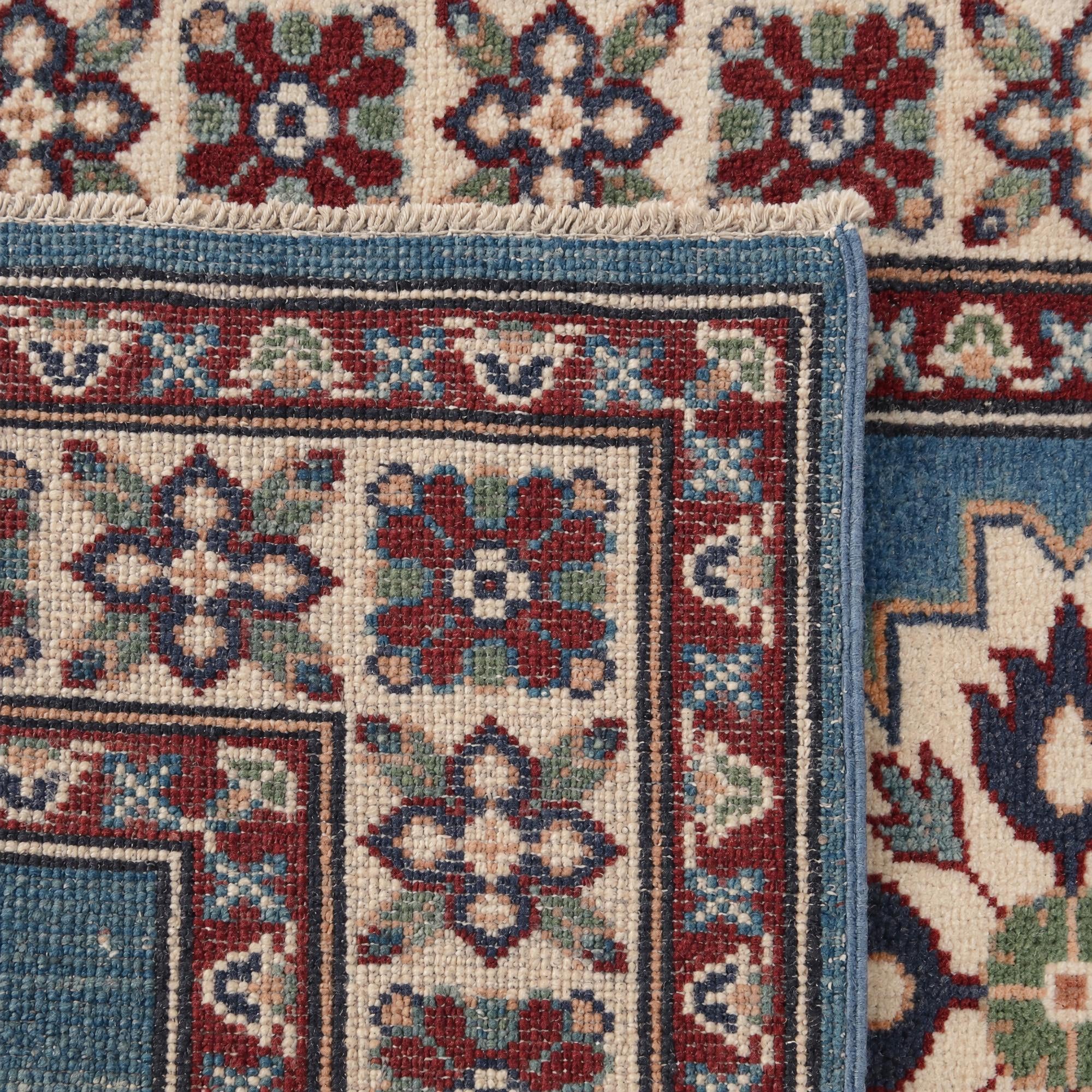 2' 9 x 9' 5 Hand Knotted Kazak Runner Rug