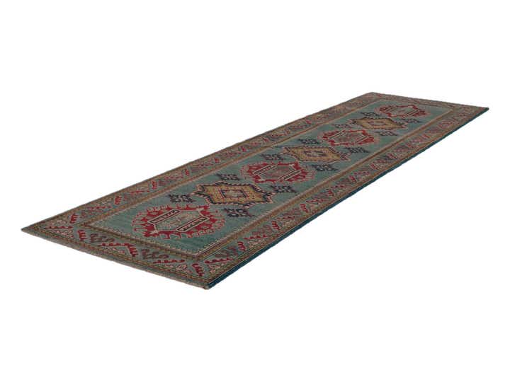2' 8 x 9' 10 Hand Knotted Kazak Runner Rug