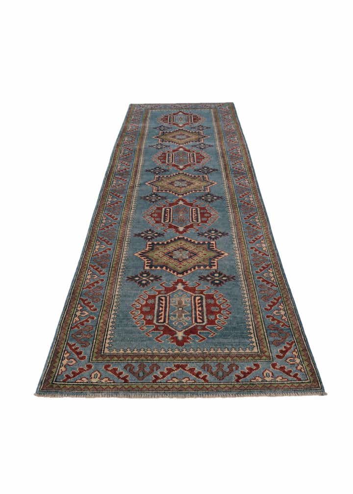 2' 8 x 9' 10 Hand Knotted Kazak Runner Rug
