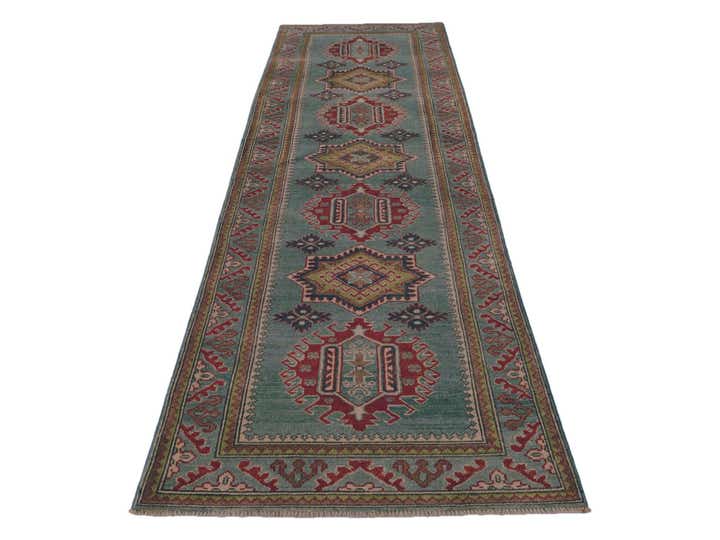 2' 8 x 9' 10 Hand Knotted Kazak Runner Rug