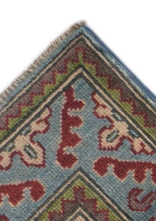 Detail image of 2' 8 x 9' 10 Hand Knotted Kazak Runner Rug