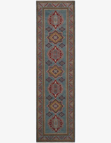 2' 8 x 9' 10 Hand Knotted Kazak Runner Rug