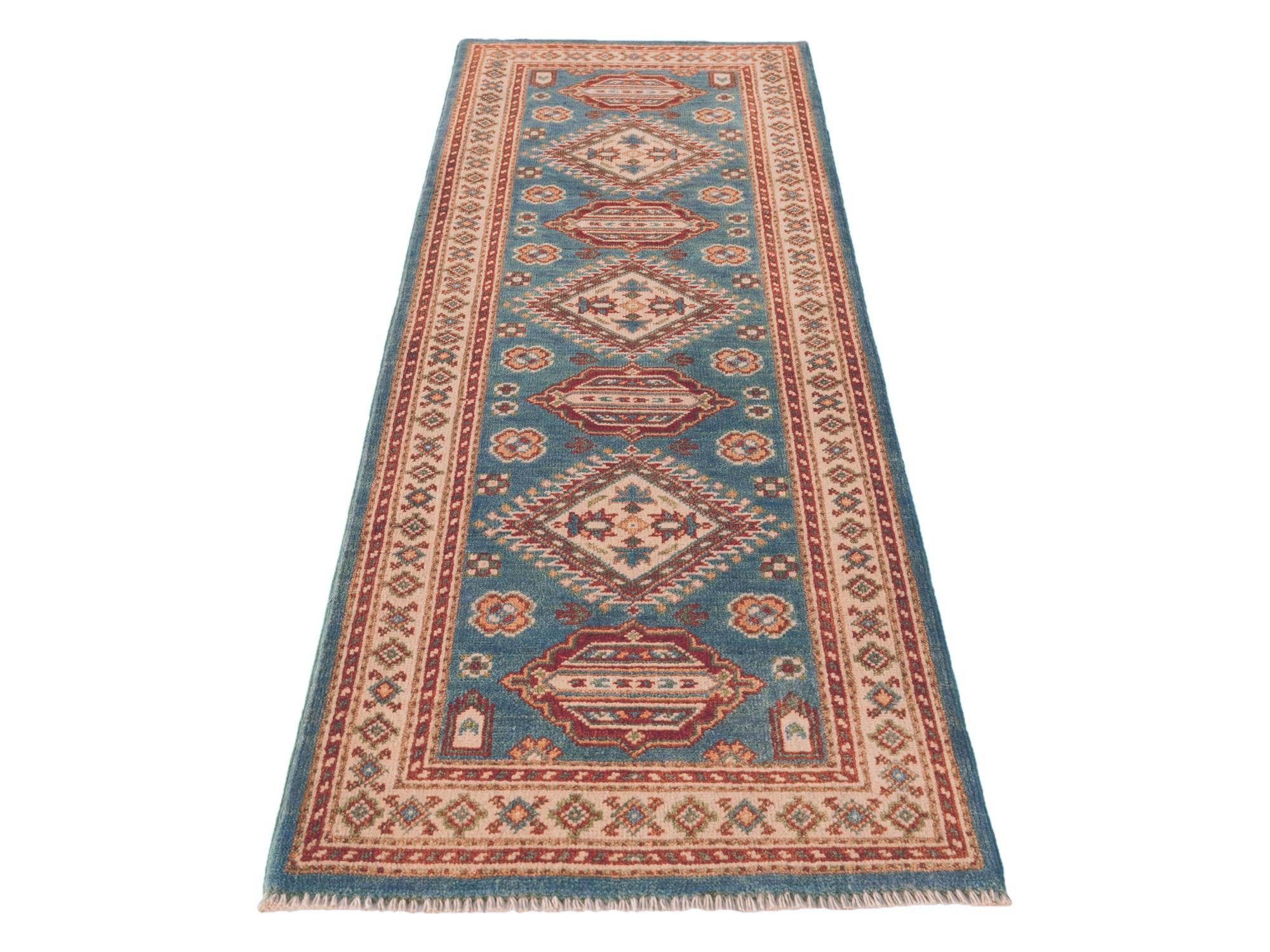 2' x 5' 10 Hand Knotted Kazak Runner Rug