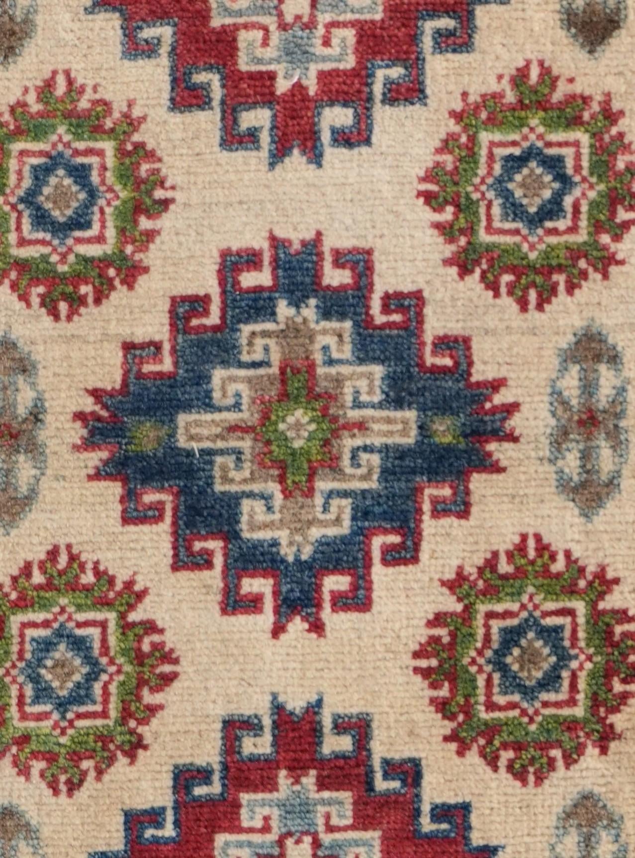 2' x 6' Hand Knotted Kazak Runner Rug