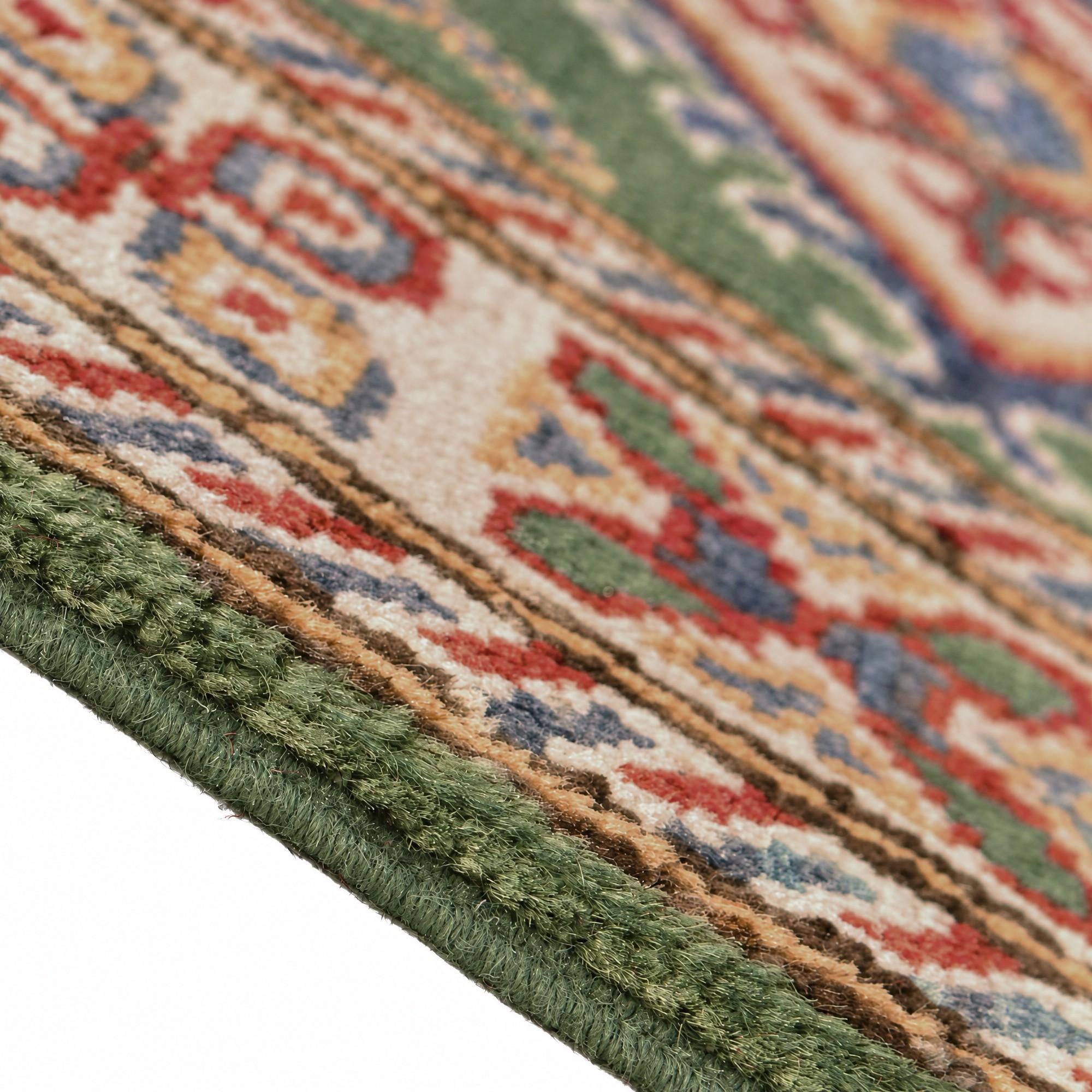 60cm x 180cm anudado a mano Kazak Alfombra Pasillera