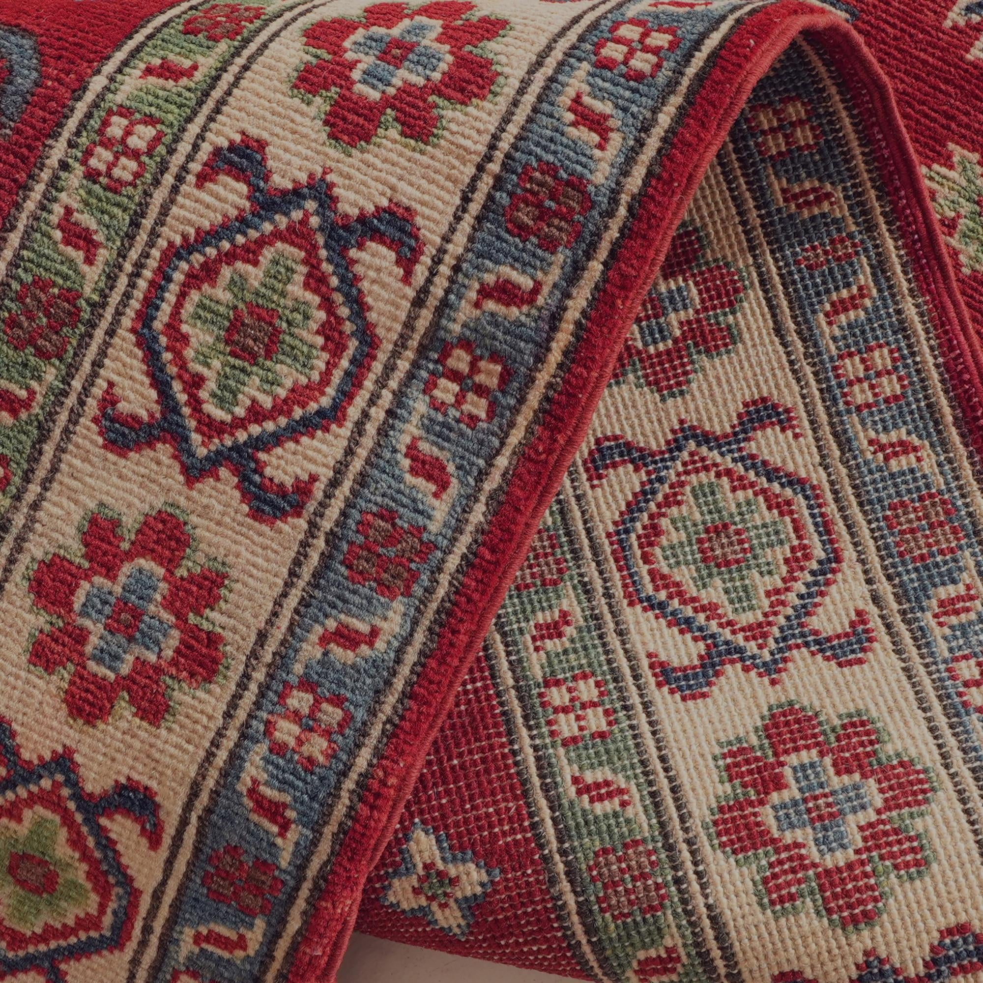 Detail image 8 of 11: 2' 9 x 10' 5 Hand Knotted Kazak Runner Rug