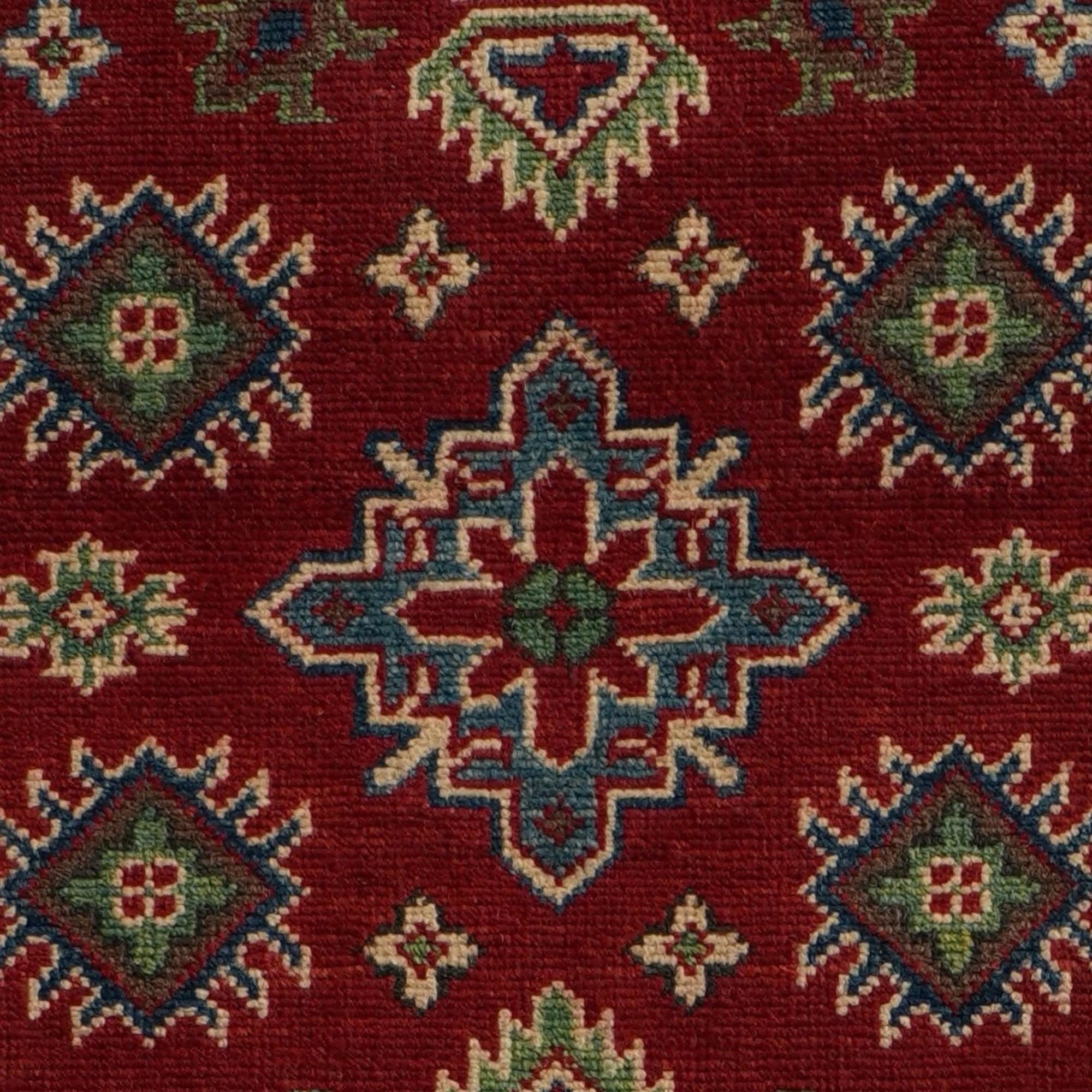 Detail image 10 of 11: 2' 9 x 10' 5 Hand Knotted Kazak Runner Rug