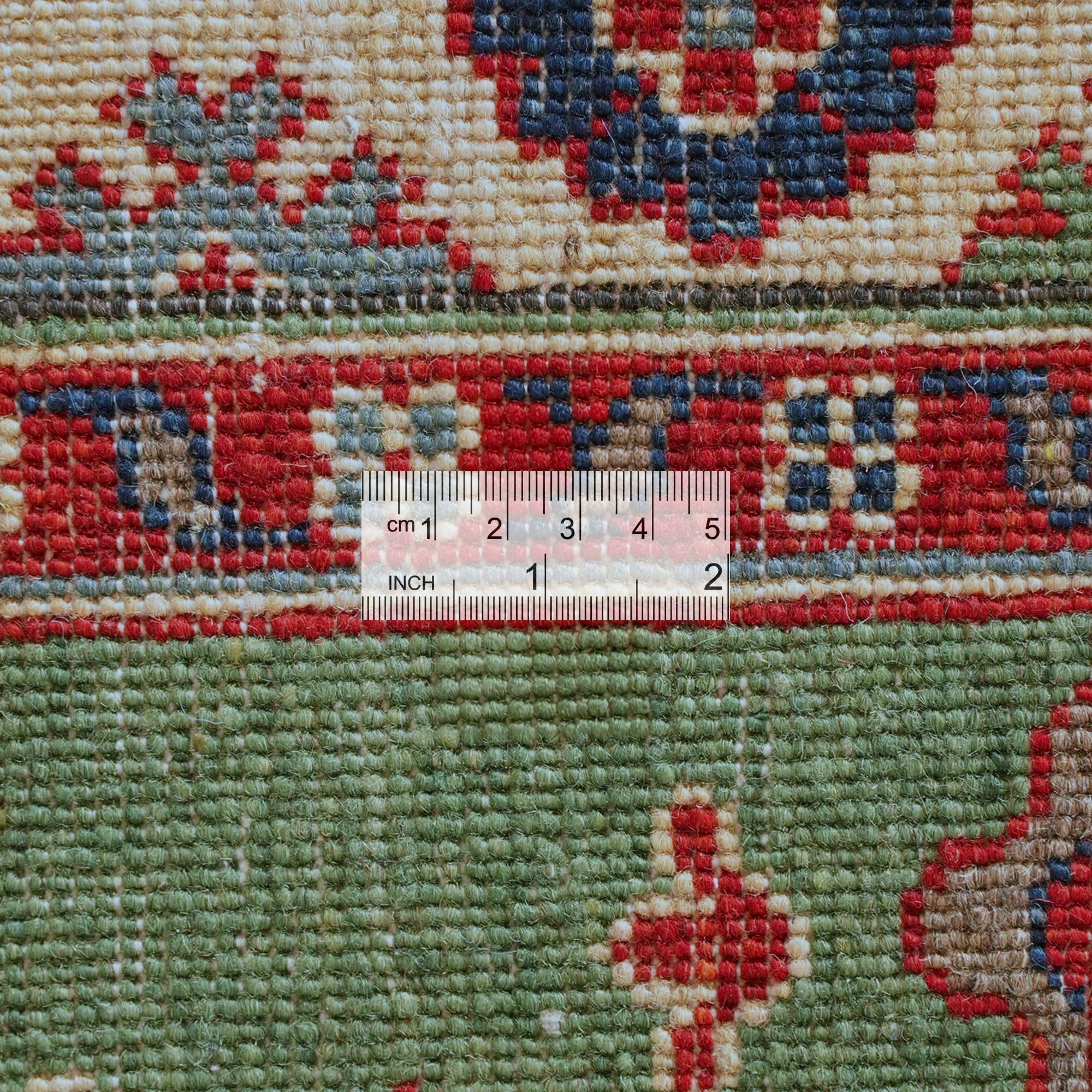 Detail image 10 of 11: 2' 10 x 8' 2 Hand Knotted Kazak Runner Rug
