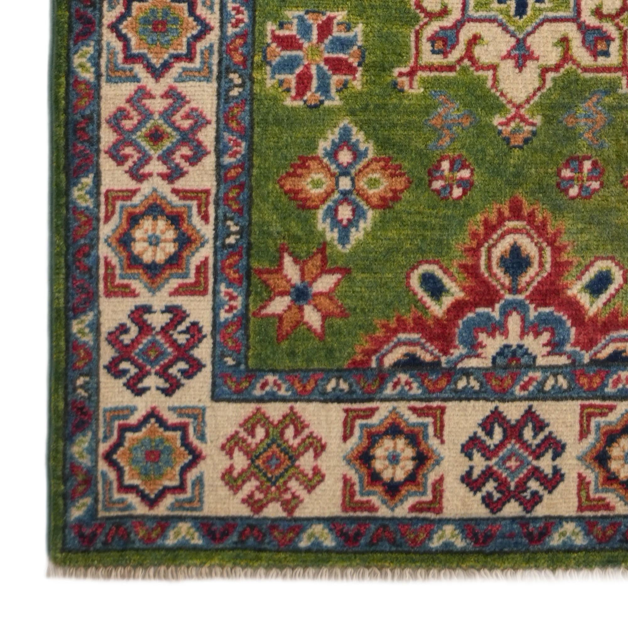 2' 6 x 8' 2 Hand Knotted Kazak Runner Rug