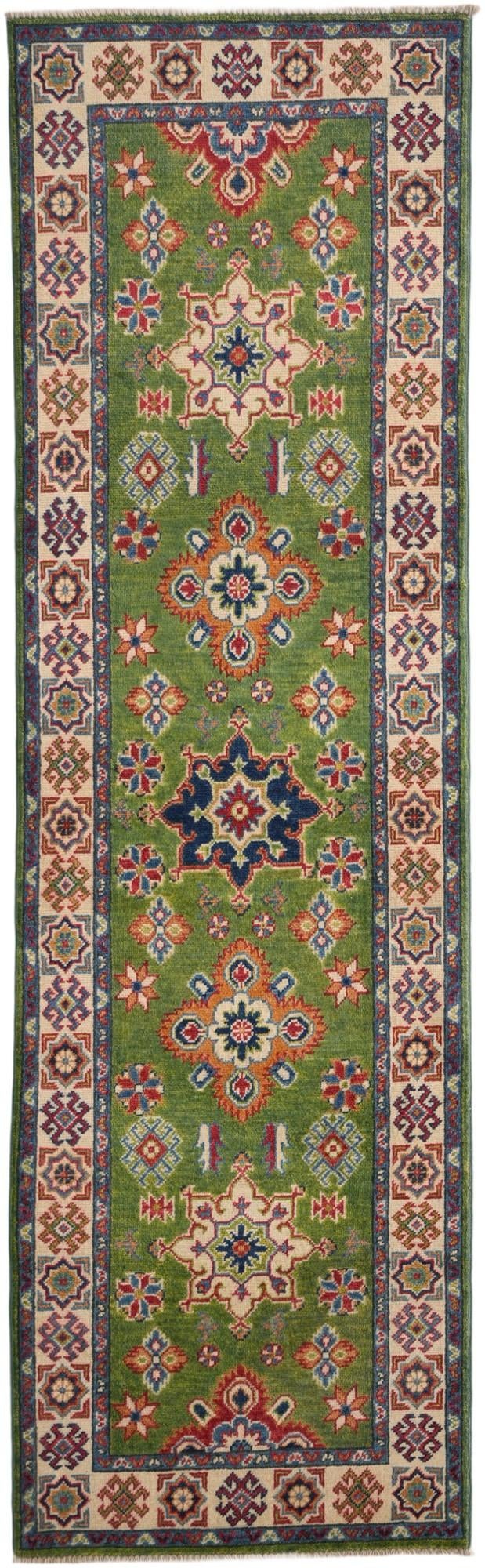 2' 6 x 8' 2 Hand Knotted Kazak Runner Rug
