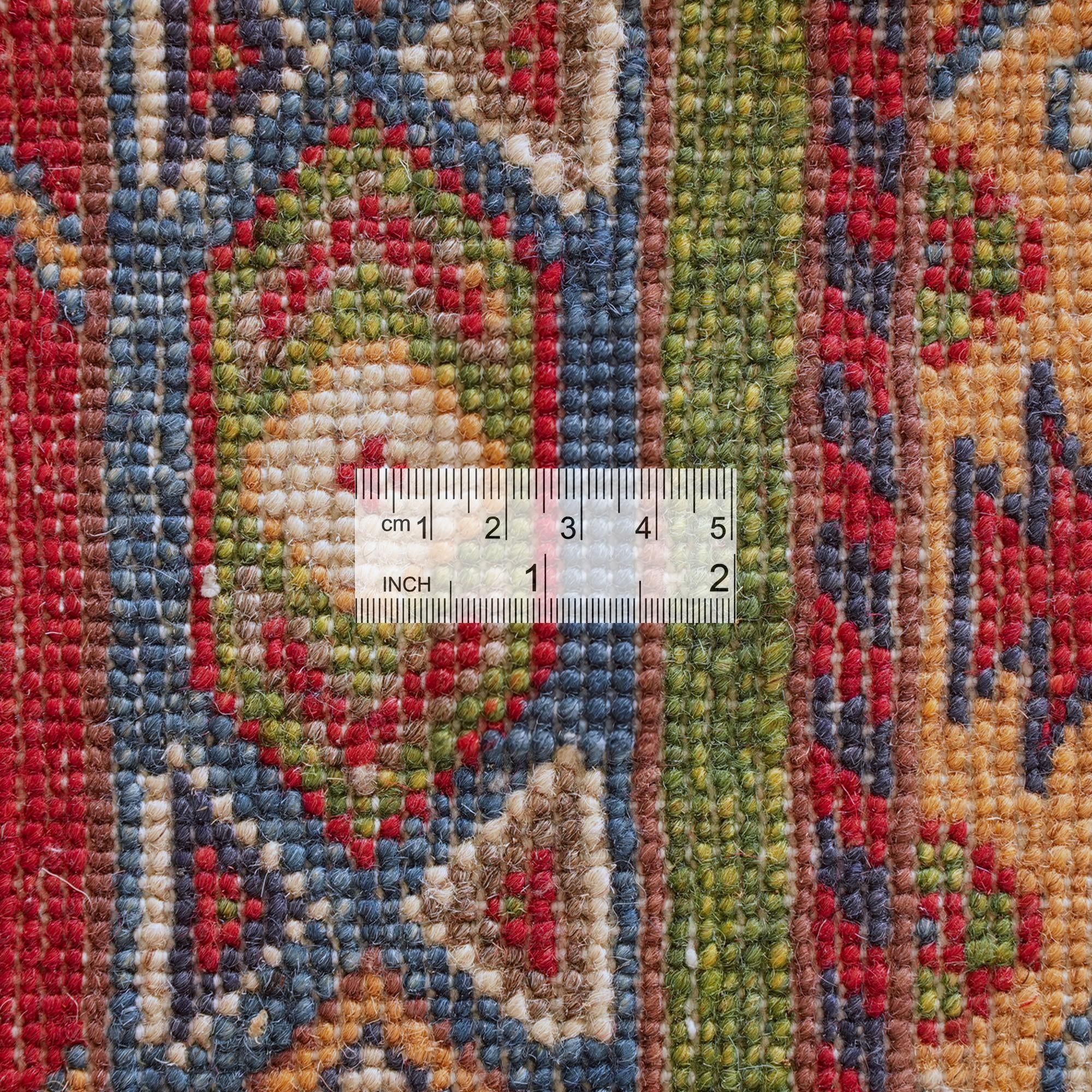 80cm x 295cm Hand Knotted Kazak Runner Rug
