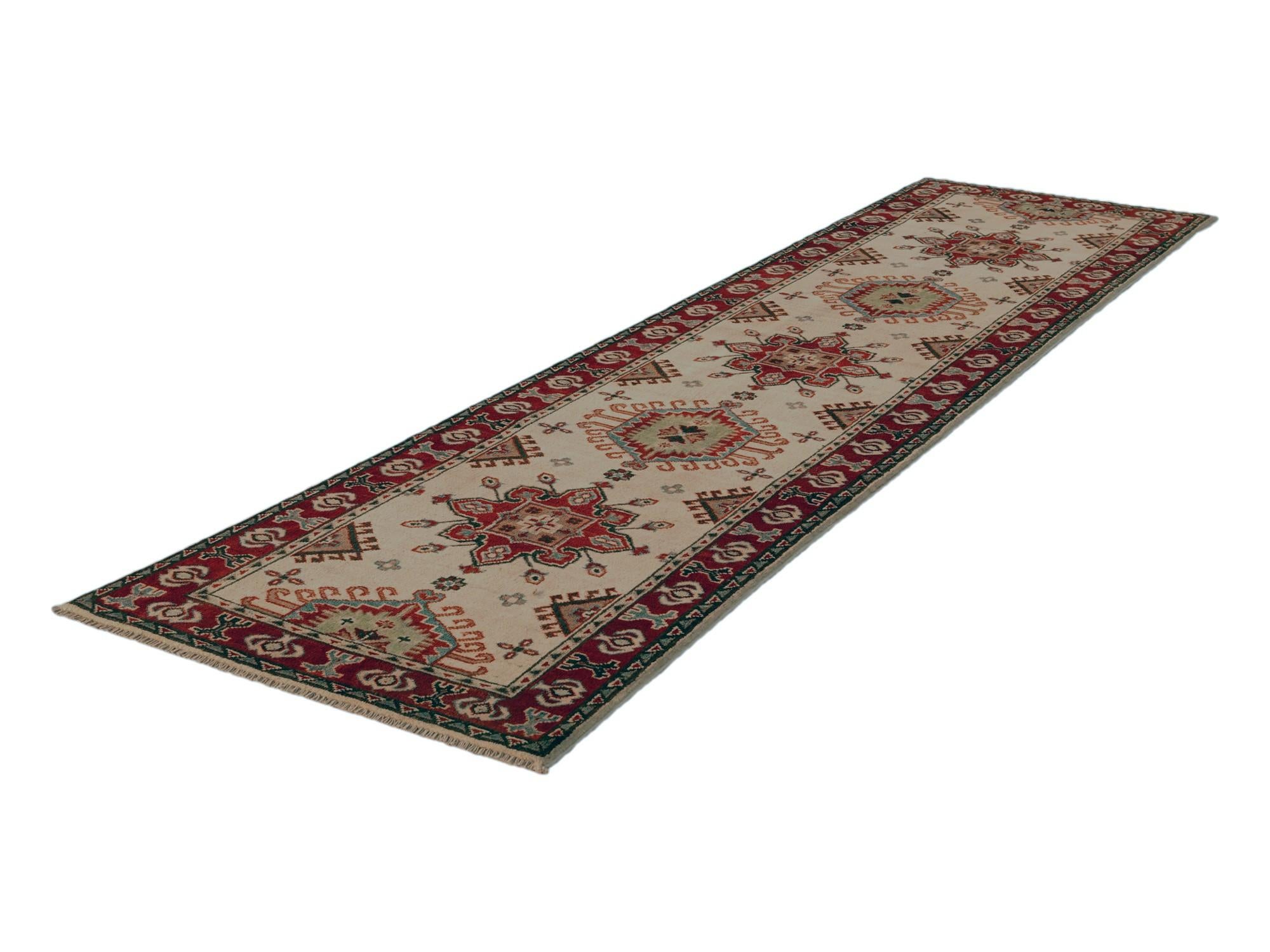 2' 6 x 9' 6 Hand Knotted Kazak Runner Rug