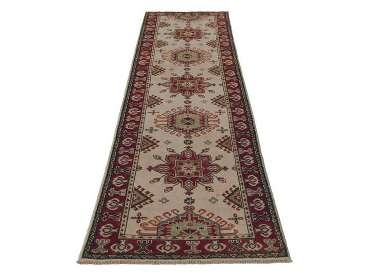 2' 6 x 9' 6 Hand Knotted Kazak Runner Rug