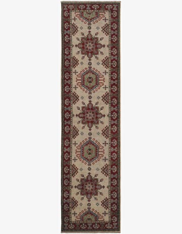 2' 6 x 9' 6 Hand Knotted Kazak Runner Rug