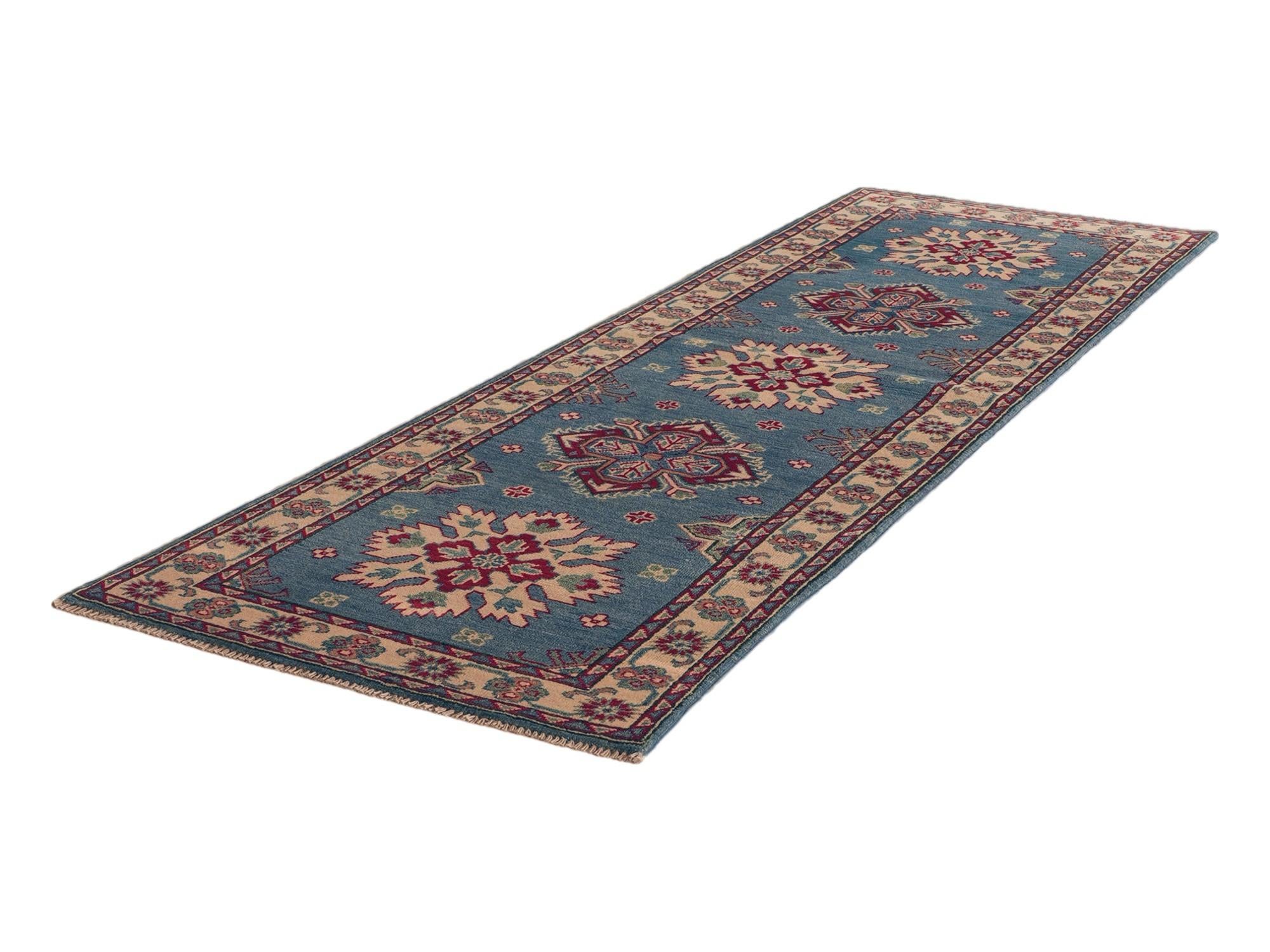 80cm x 240cm Hand Knotted Kazak Runner Rug