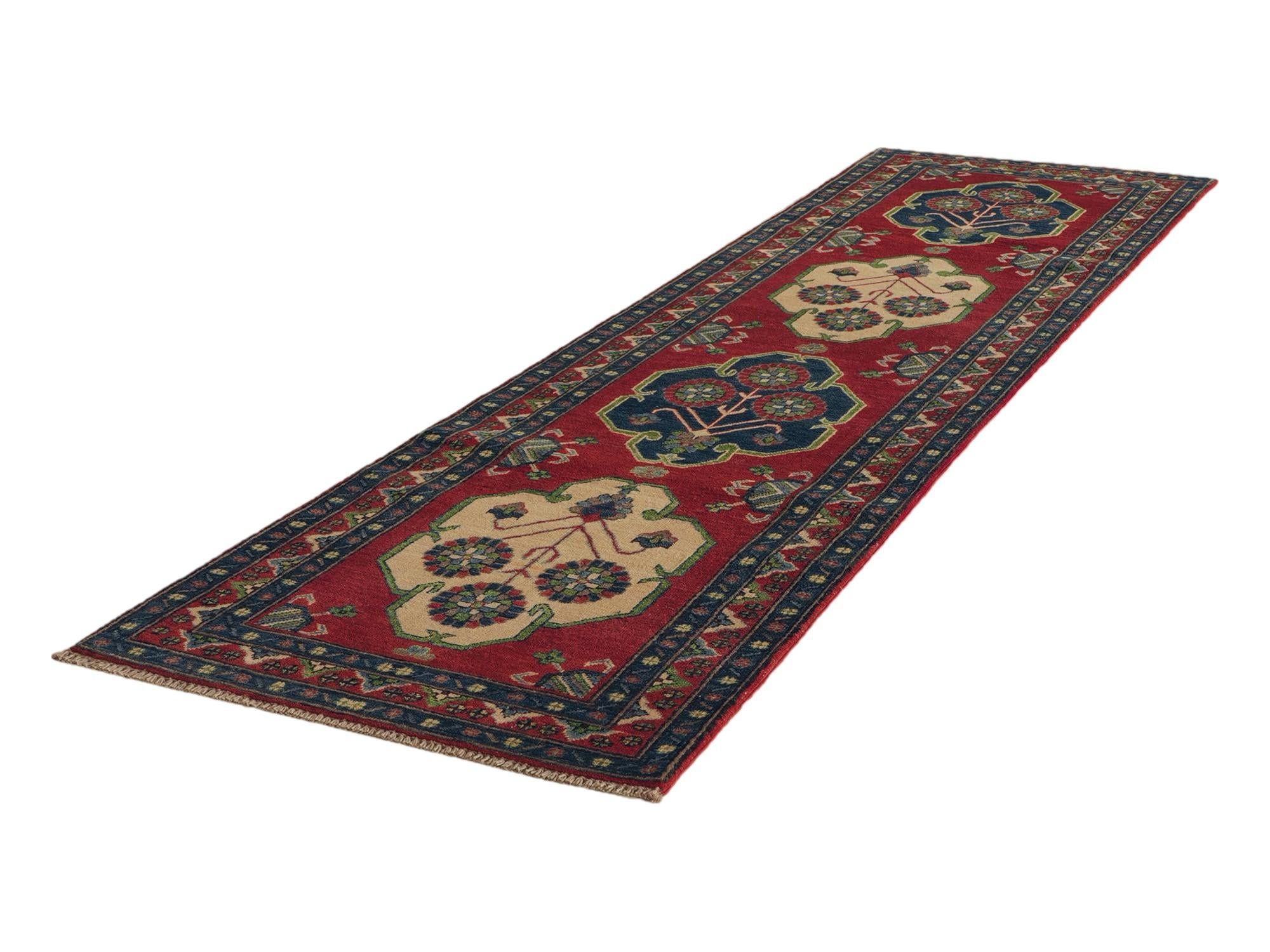 Detail image 4 of 12: 2' 8 x 9' 11 Hand Knotted Kazak Runner Rug