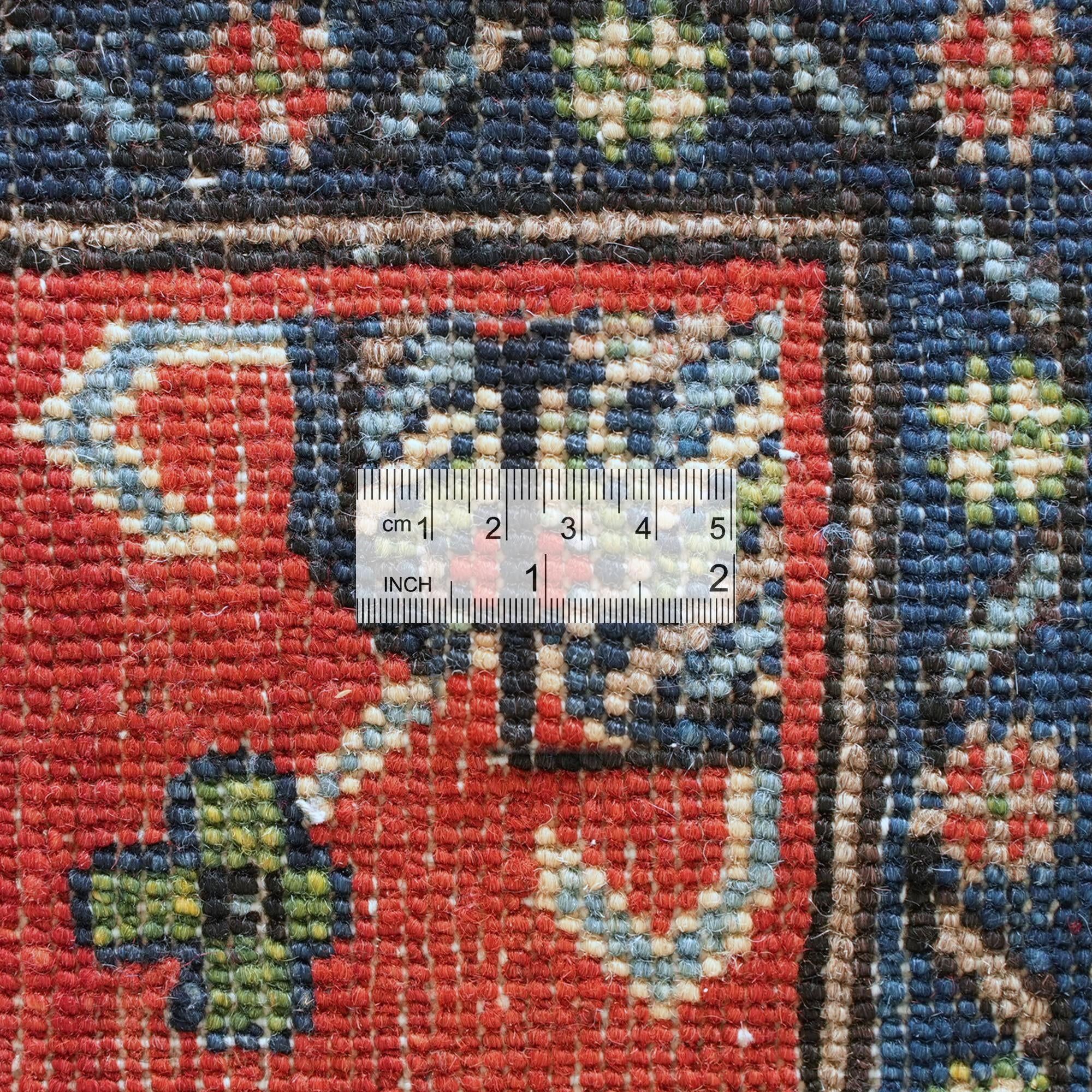 Detail image 10 of 12: 2' 8 x 9' 11 Hand Knotted Kazak Runner Rug