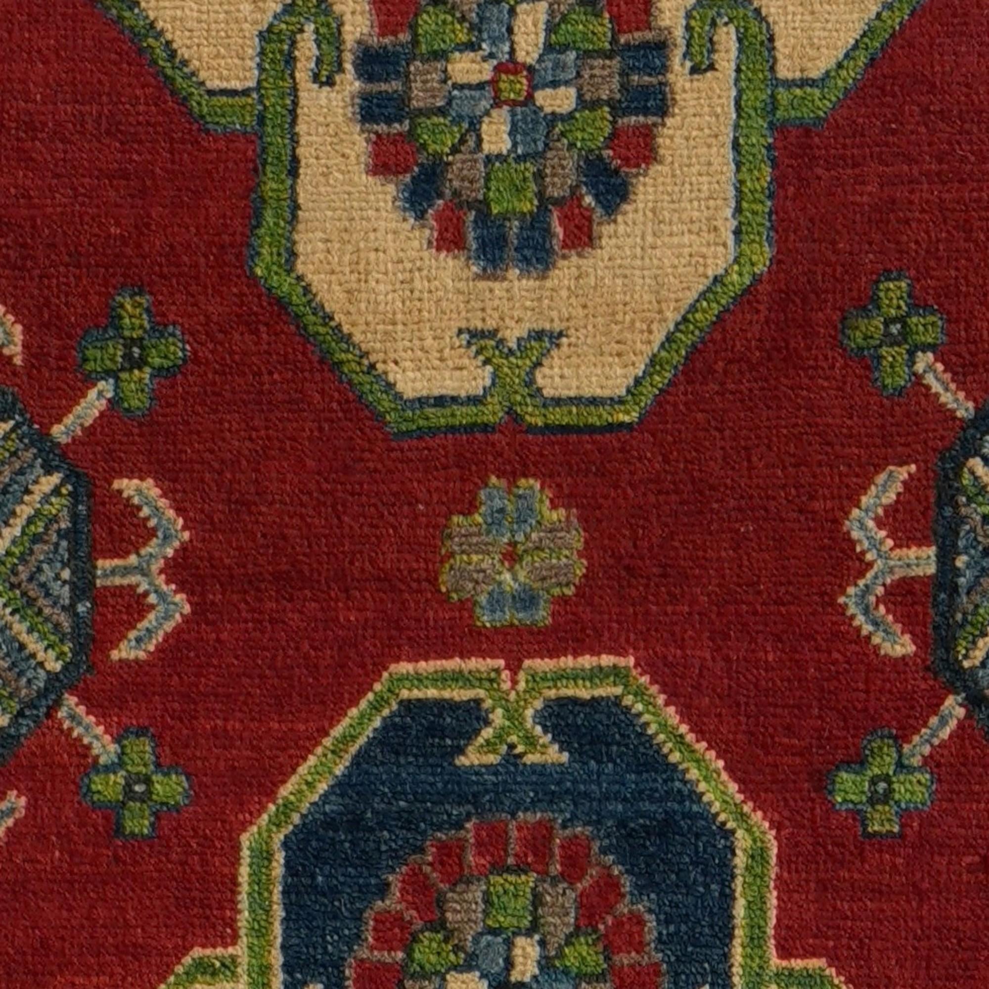 Detail image 11 of 12: 2' 8 x 9' 11 Hand Knotted Kazak Runner Rug
