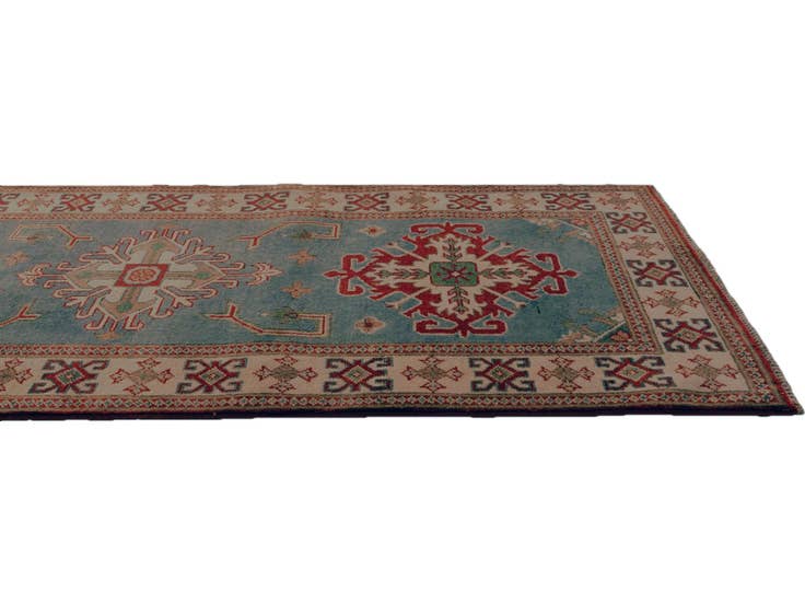 Detail image of 2' 10 x 9' 7 Hand Knotted Kazak Runner Rug