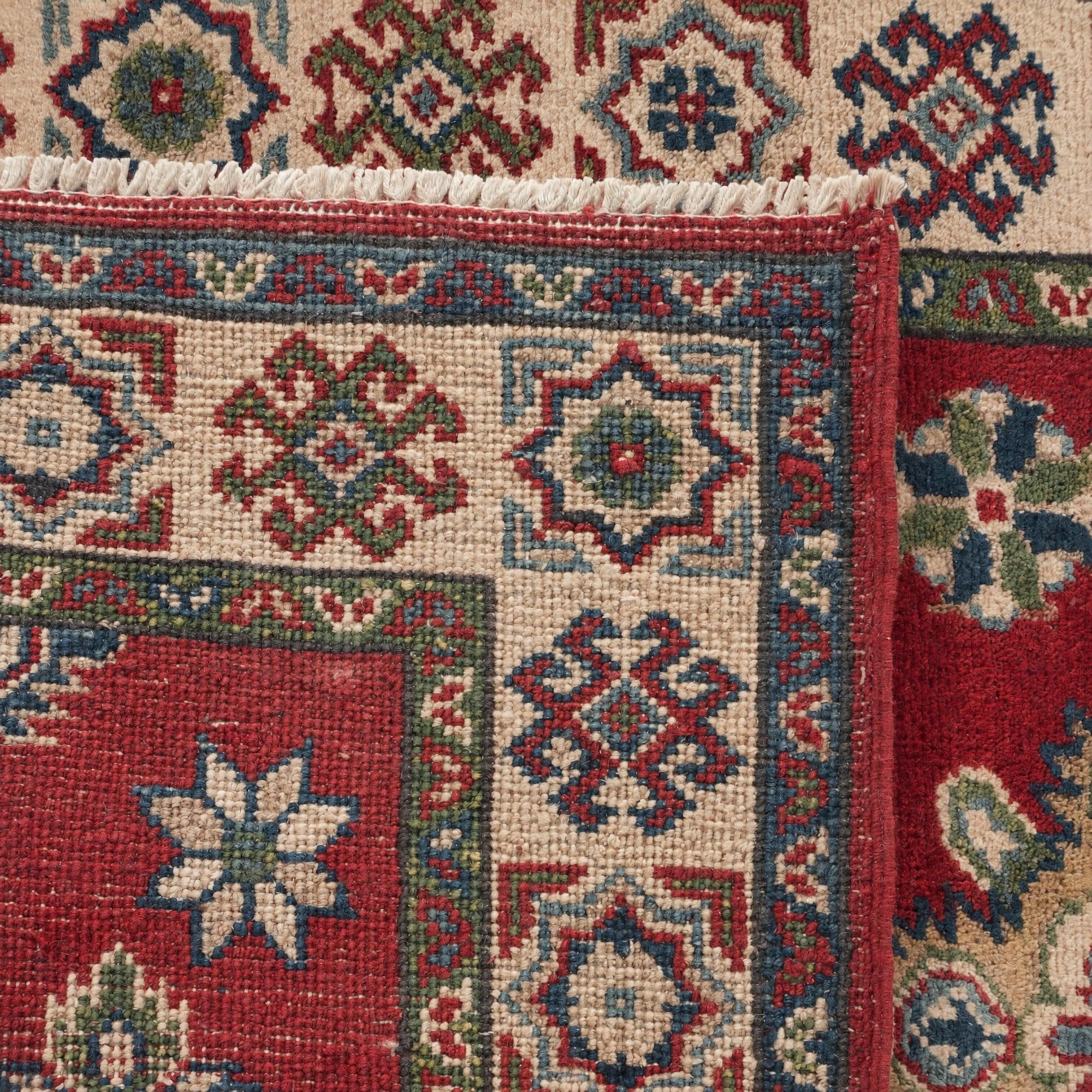85cm x 300cm Handgeknüpft Kazak Läufer Teppich