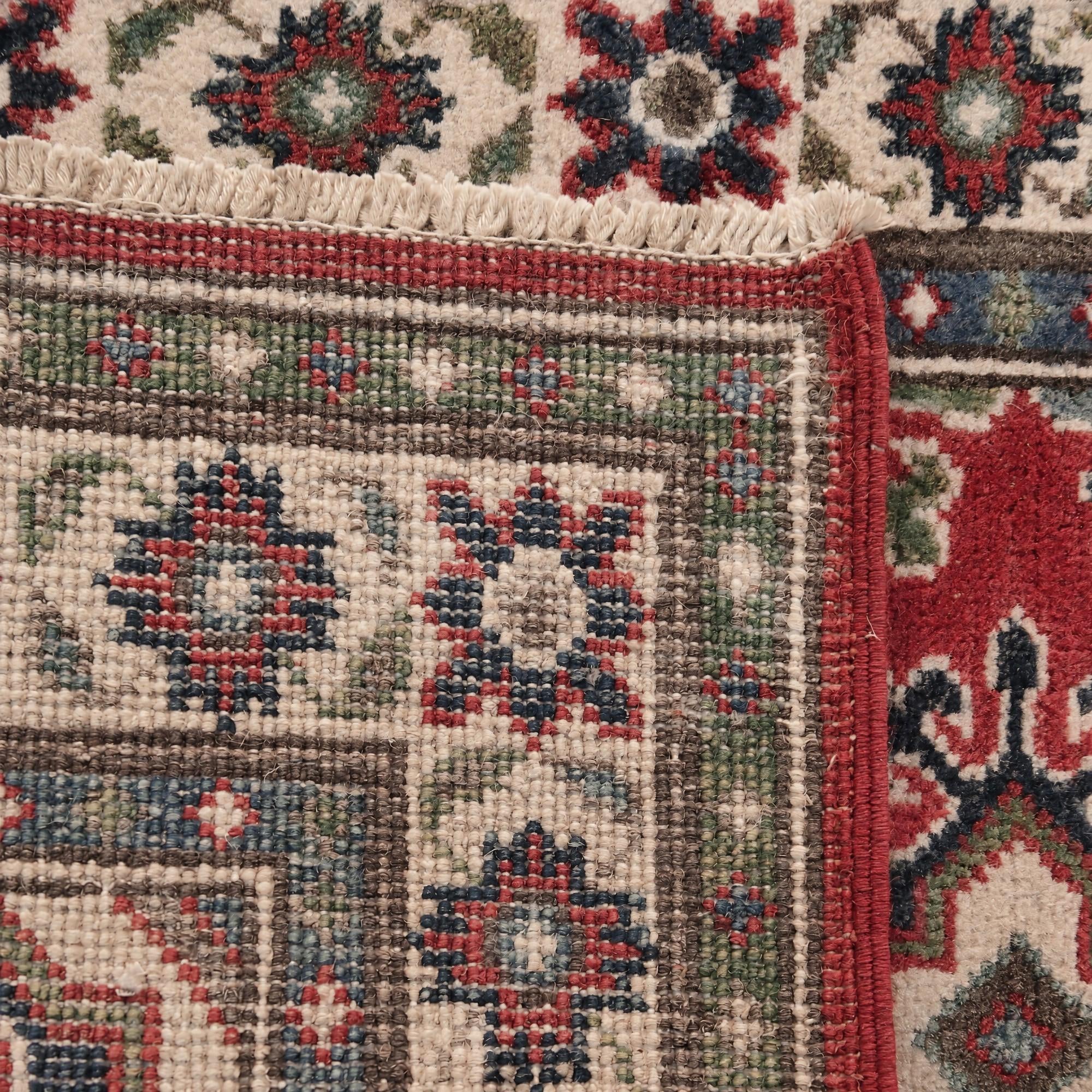 60cm x 190cm Hand Knotted Kazak Runner Rug
