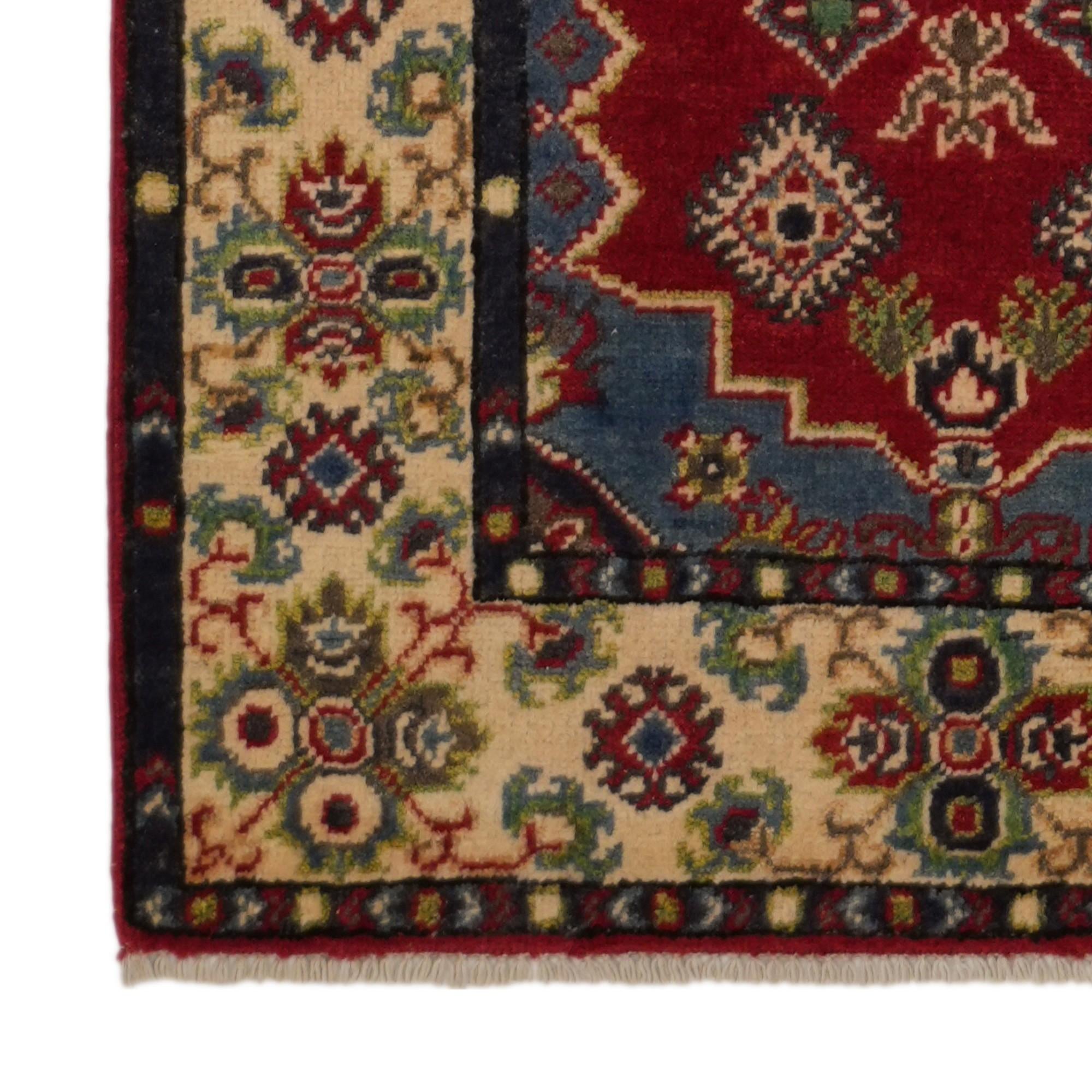 2' 8 x 9' 10 Hand Knotted Kazak Runner Rug