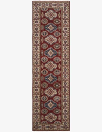 2' 11 x 9' 9 Hand Knotted Kazak Runner Rug