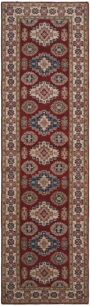 2' 11 x 9' 9 Hand Knotted Kazak Runner Rug