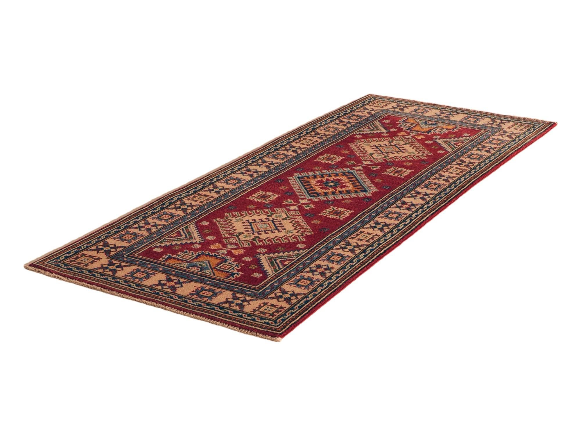 80cm x 195cm anudado a mano Kazak Alfombra Pasillera