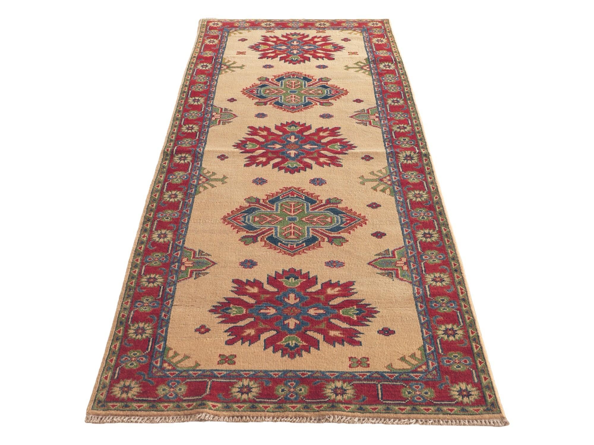 Detail image 5 of 12: 2' 11 x 8' 5 Hand Knotted Kazak Runner Rug