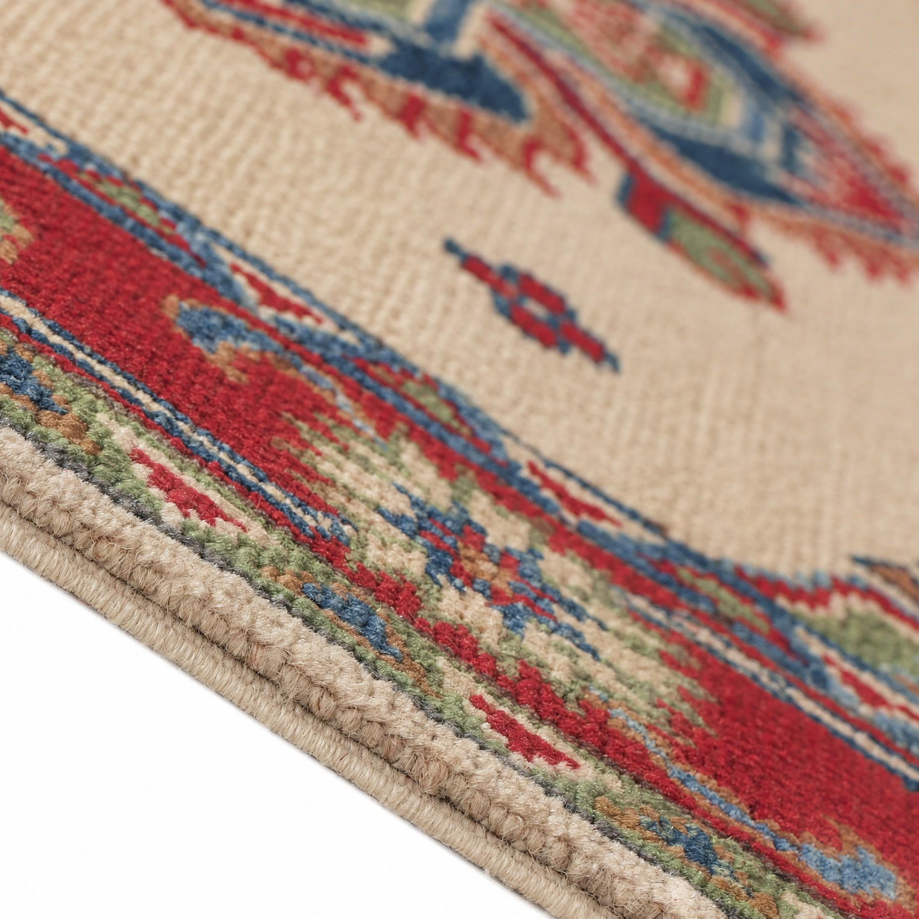 Detail image 8 of 12: 2' 11 x 8' 5 Hand Knotted Kazak Runner Rug