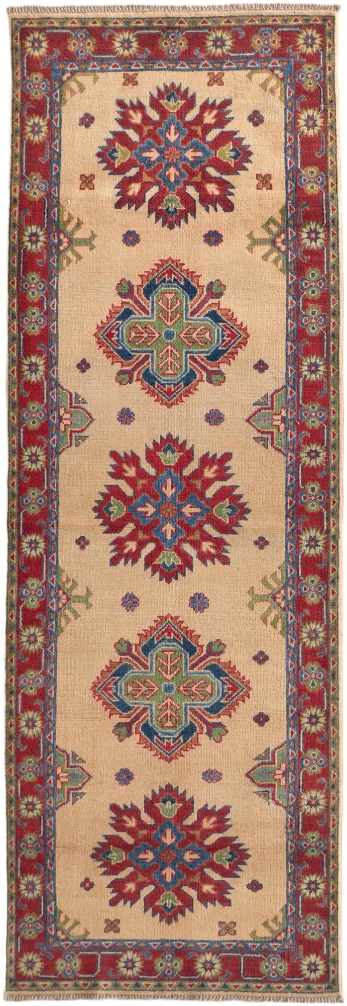 Detail image 2 of 12: 2' 11 x 8' 5 Hand Knotted Kazak Runner Rug