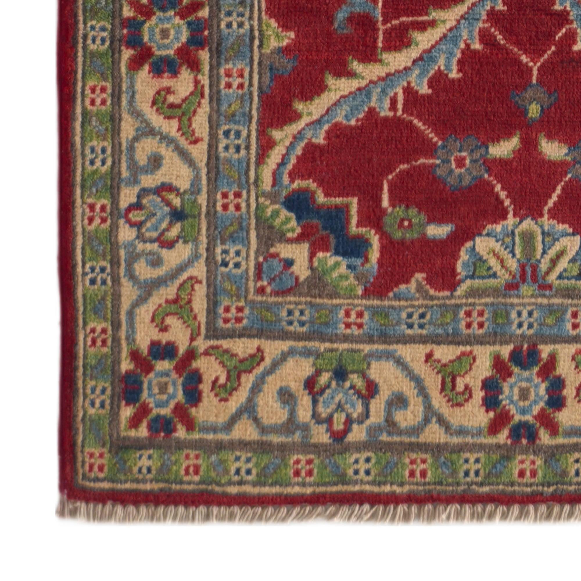 Detail image 7 of 12: 2' 9 x 9' 8 Hand Knotted Kazak Runner Rug