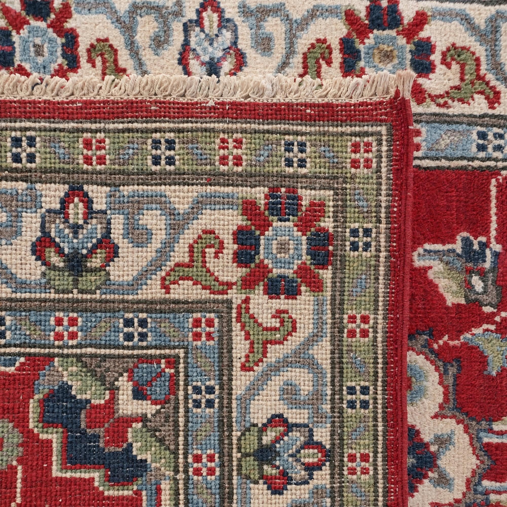 Detail image 12 of 12: 2' 9 x 9' 8 Hand Knotted Kazak Runner Rug