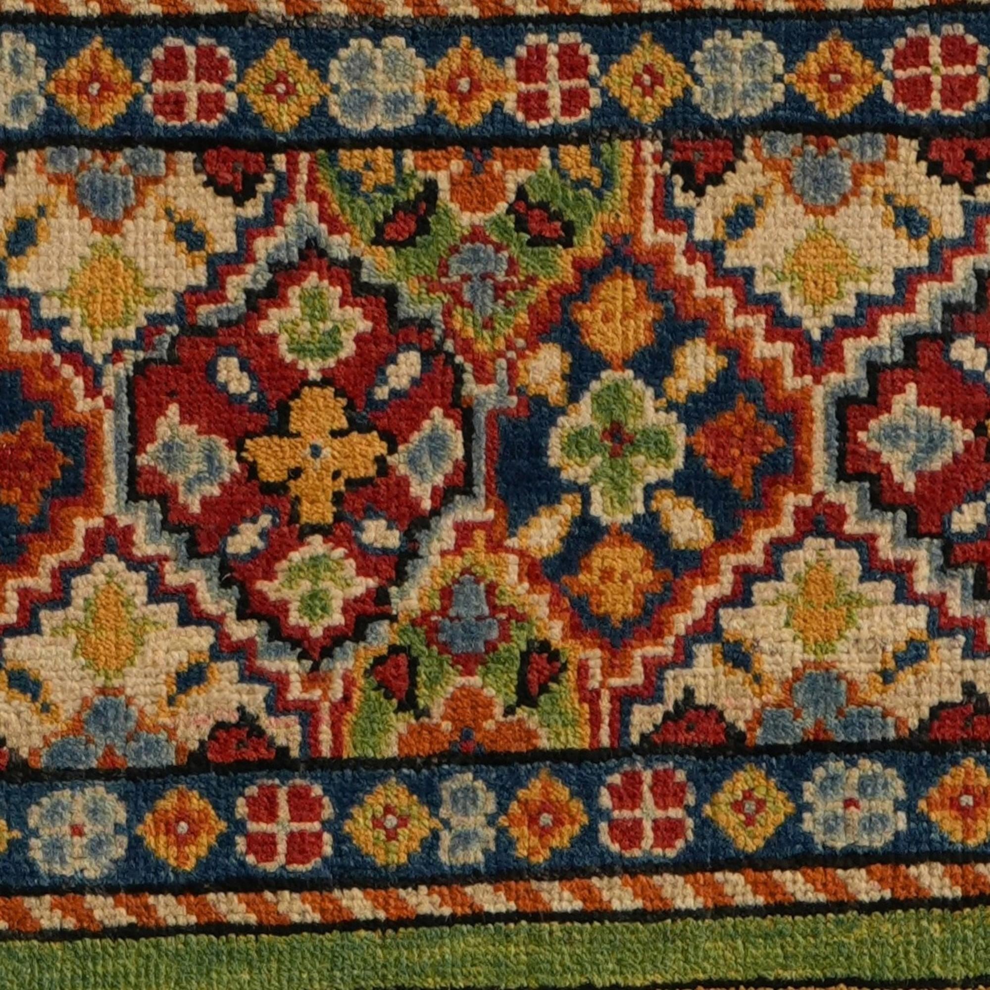 80cm x 310cm Hand Knotted Kazak Runner Rug