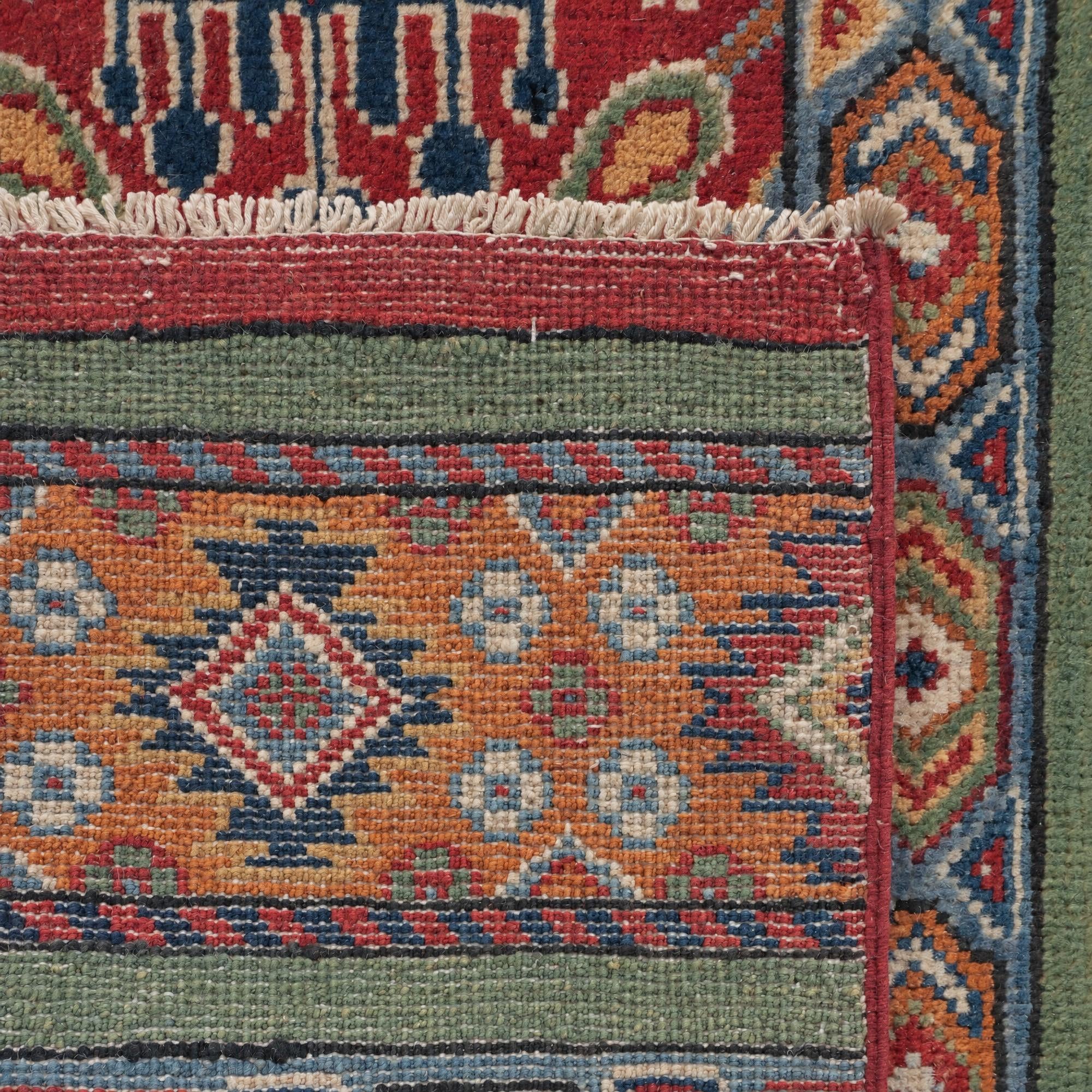 80cm x 310cm Handgeknüpft Kazak Läufer Teppich