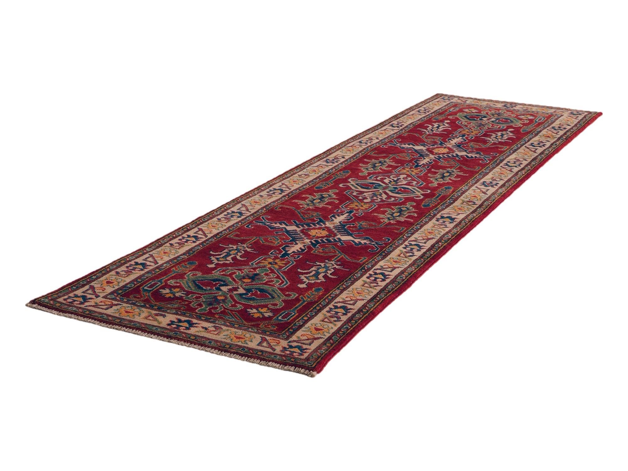 Detail image 4 of 11: 2' 8 x 9' 10 Hand Knotted Kazak Runner Rug
