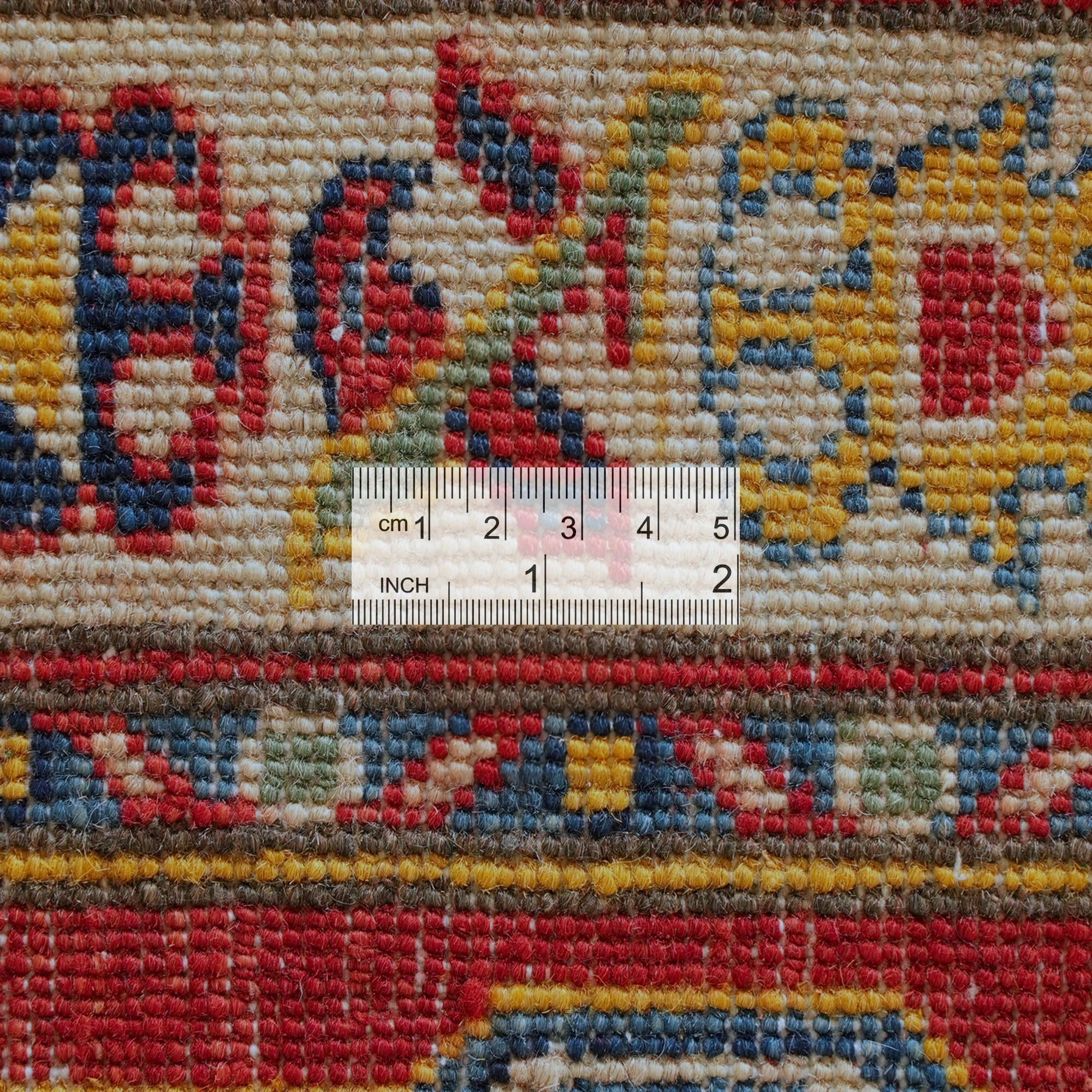 Detail image 9 of 11: 2' 8 x 9' 10 Hand Knotted Kazak Runner Rug