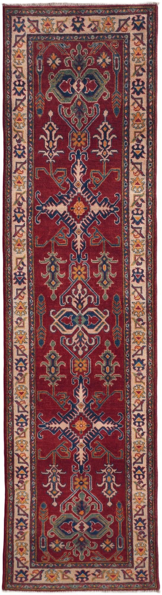 Detail image 2 of 11: 2' 8 x 9' 10 Hand Knotted Kazak Runner Rug