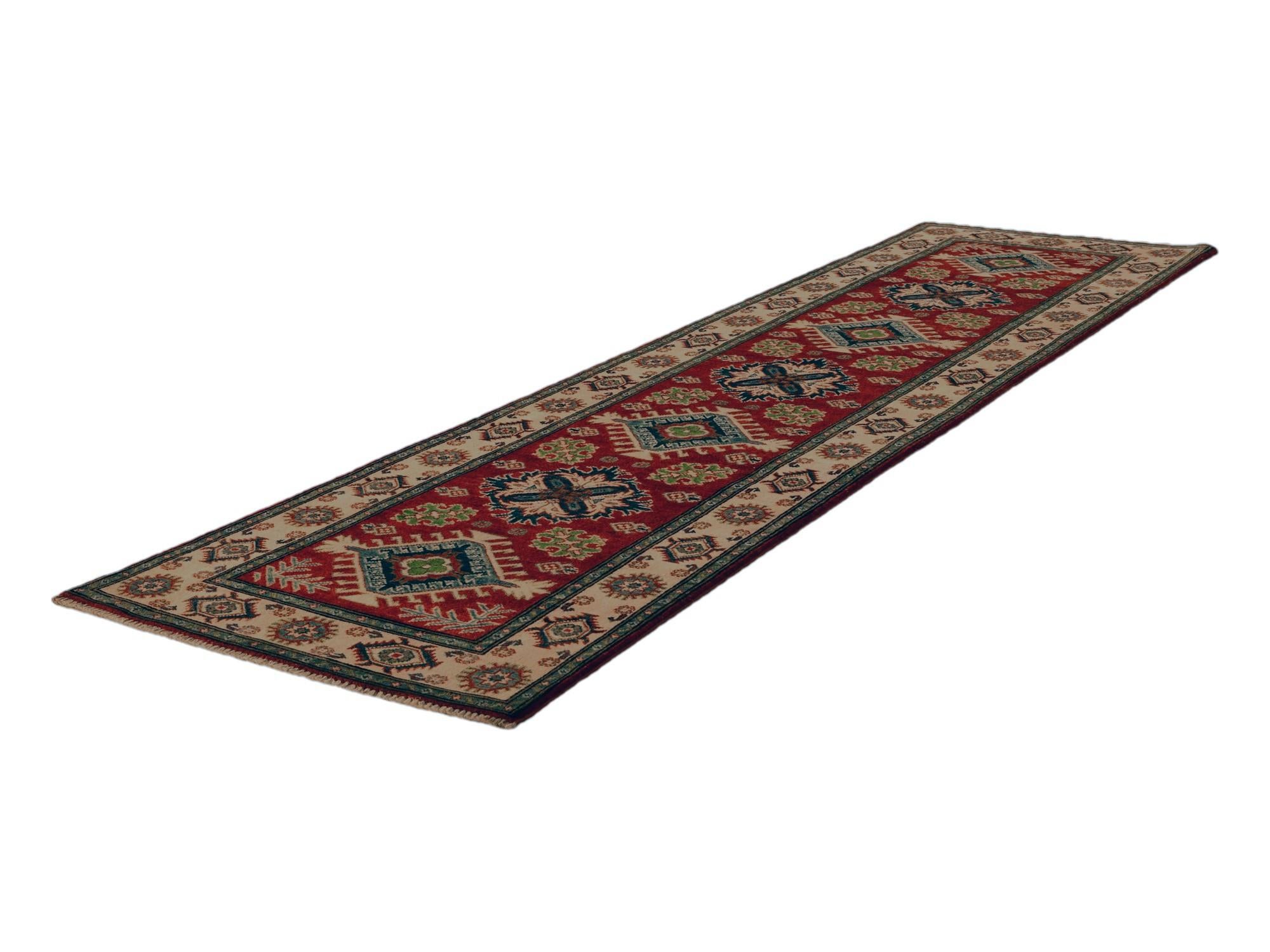 2' 9 x 10' Hand Knotted Kazak Runner Rug