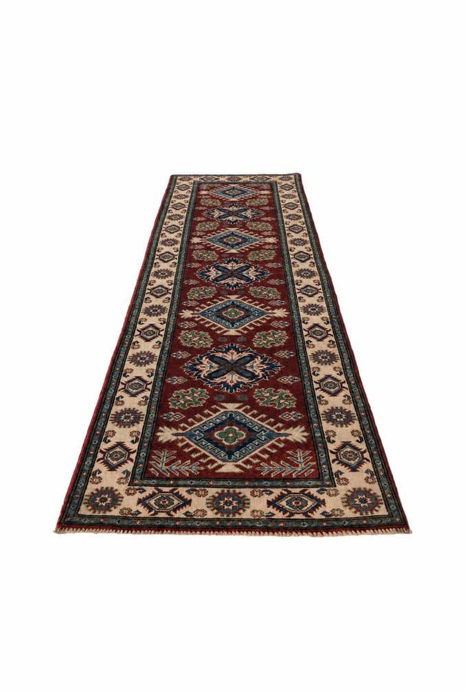 2' 9 x 10' Hand Knotted Kazak Runner Rug