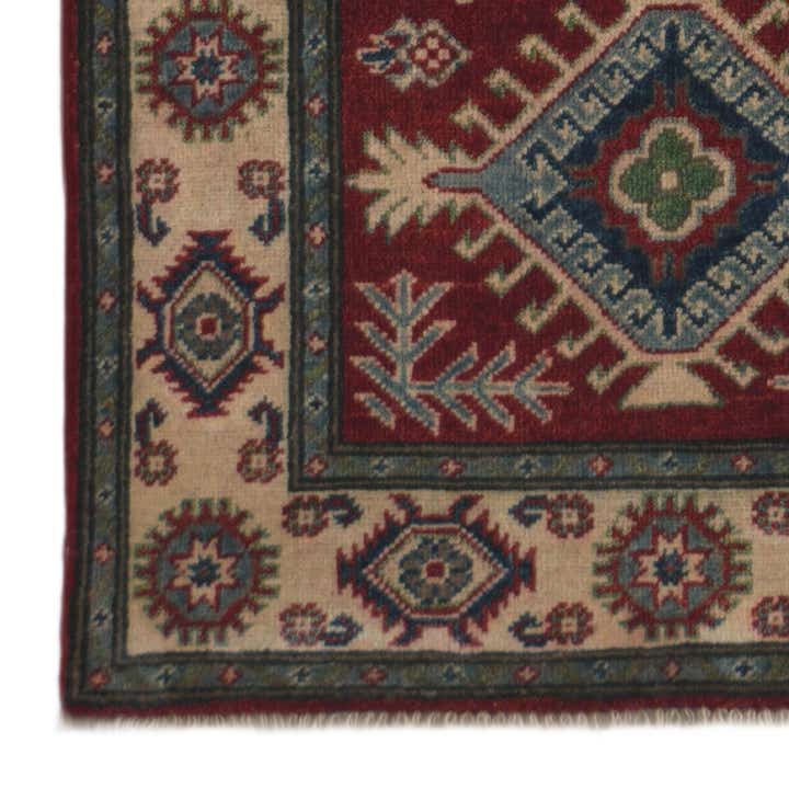2' 9 x 10' Hand Knotted Kazak Runner Rug