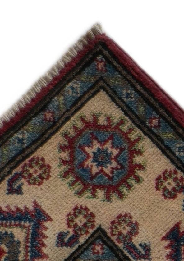 Detail image of 2' 9 x 10' Hand Knotted Kazak Runner Rug