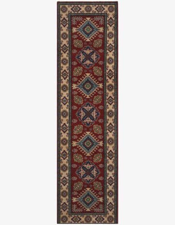 2' 9 x 10' Hand Knotted Kazak Runner Rug