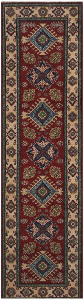 2' 9 x 10' Hand Knotted Kazak Runner Rug