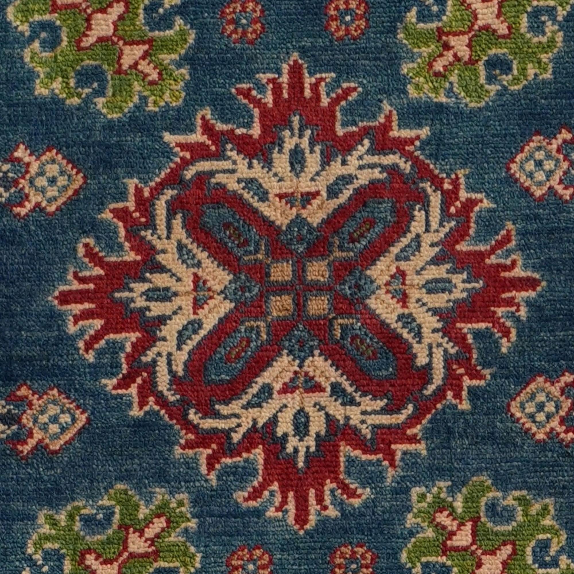 85cm x 300cm anudado a mano Kazak Alfombra Pasillera