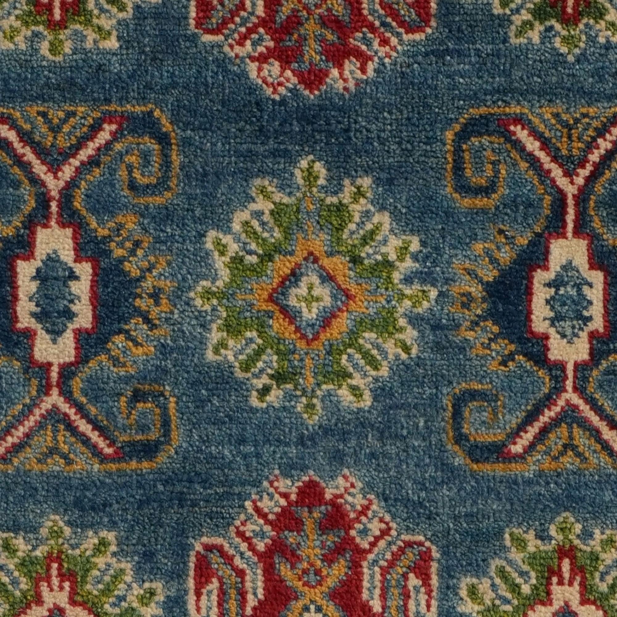80cm x 220cm Hand Knotted Kazak Runner Rug