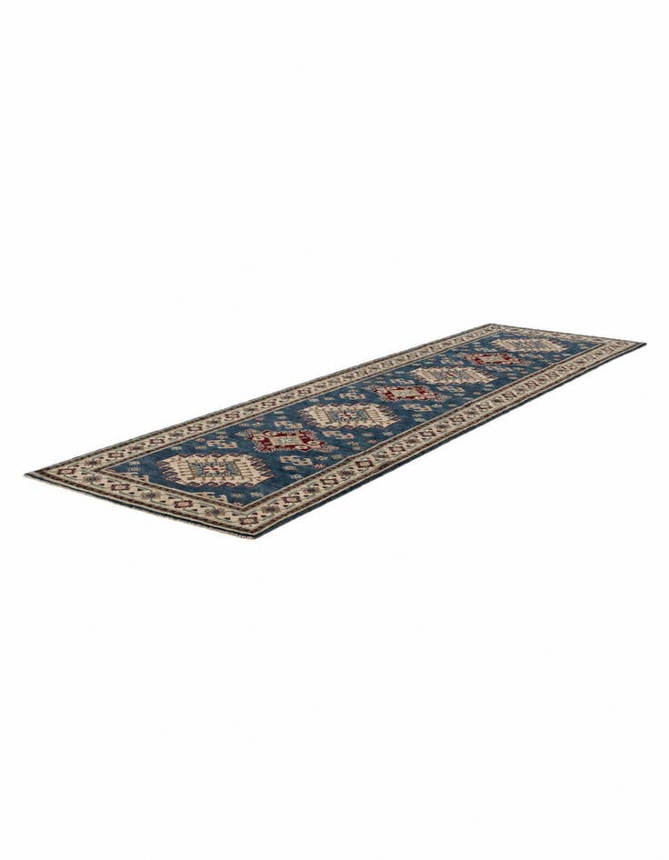 Detail image of 3' x 10' Hand Knotted Kazak Runner Rug
