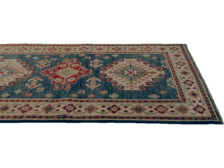 3' x 10' Hand Knotted Kazak Runner Rug