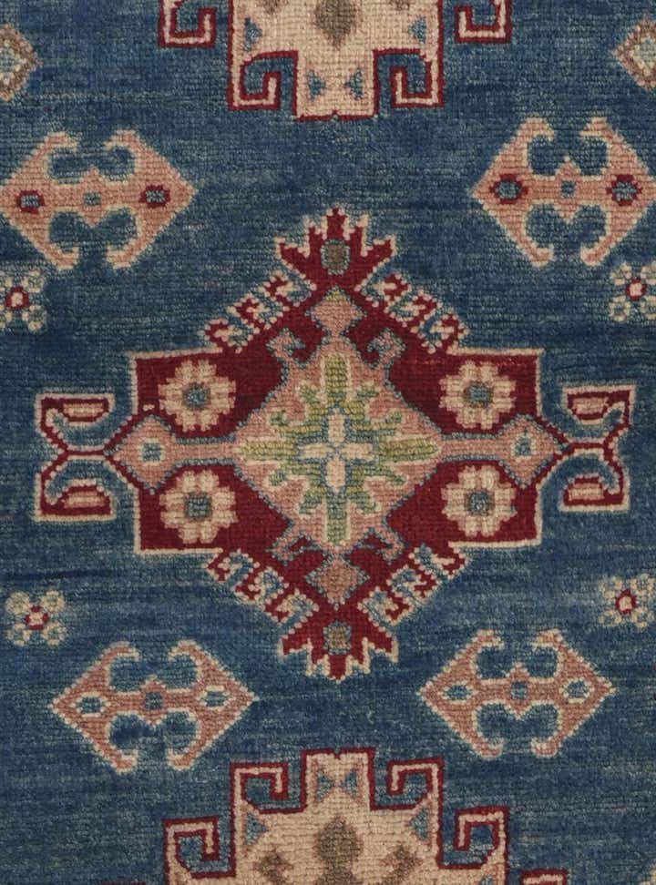 3' x 10' Hand Knotted Kazak Runner Rug